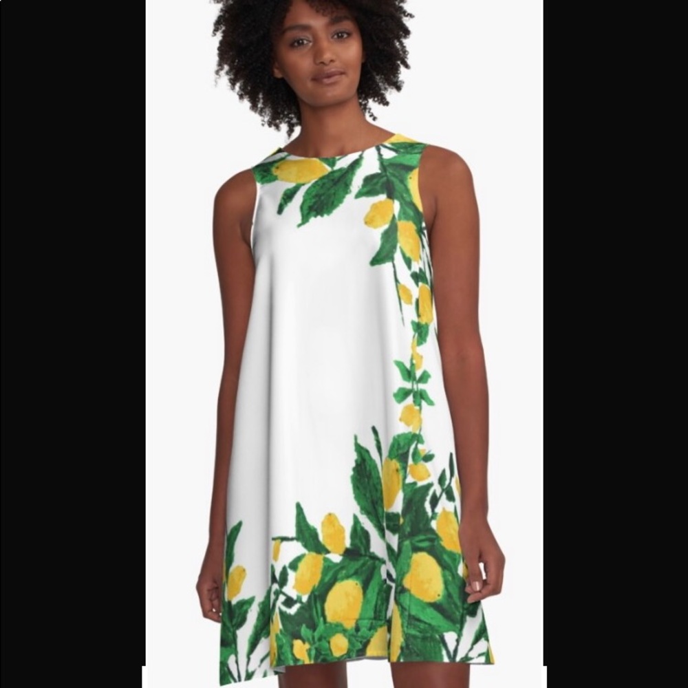 COPY - Amalfi lemon swing dress
.